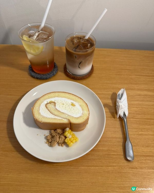 🇰🇷首爾小清新咖啡店｜季節限定甜品·超推💛「粟米忌廉蛋捲」