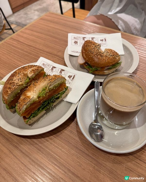 荔枝角。Bagel Choice's 