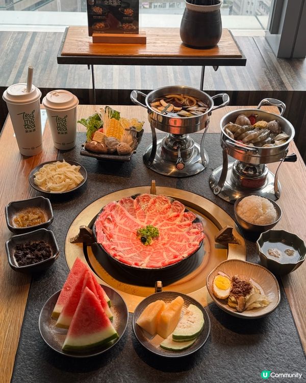 湊湊銅鑼灣全新午餐套餐！😋任食自助吧免費水果前菜肉燥飯🔥