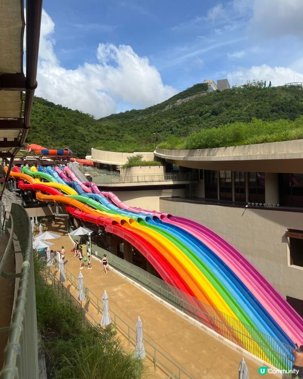 終於去咗海洋公園水上樂園🎉🎉超好玩！夏天必去！
