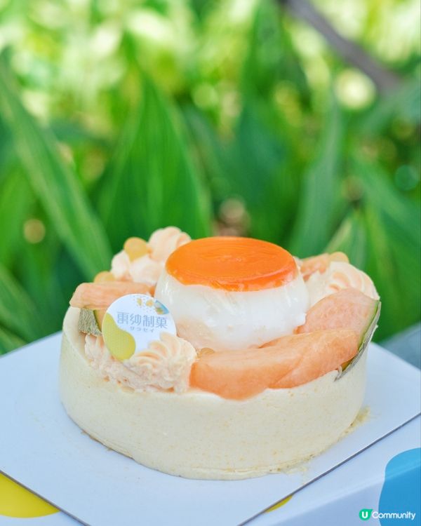那個盛夏午後,遇上日本赤肉蜜瓜慕絲蛋糕🍈,第一眼已被清新的蜜...