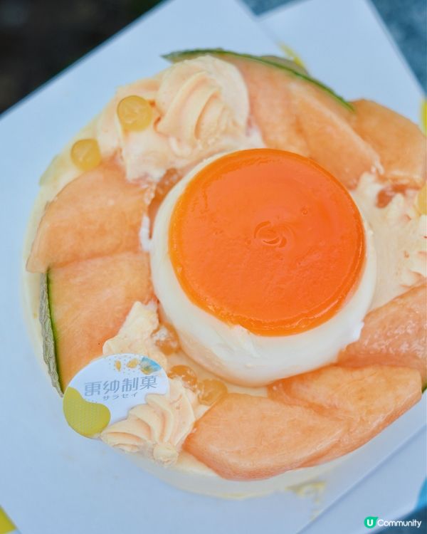 那個盛夏午後,遇上日本赤肉蜜瓜慕絲蛋糕🍈,第一眼已被清新的蜜...