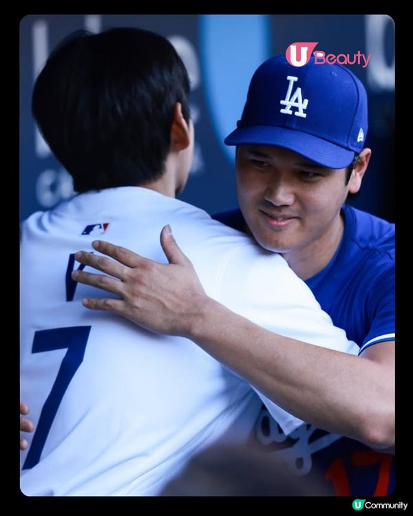 BTS V現身洛杉磯擔任開球嘉賓 與大谷翔平世紀同框