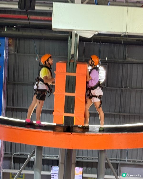 哇哇聲！挑戰心跳極限！🎢 90度滑梯勁正！