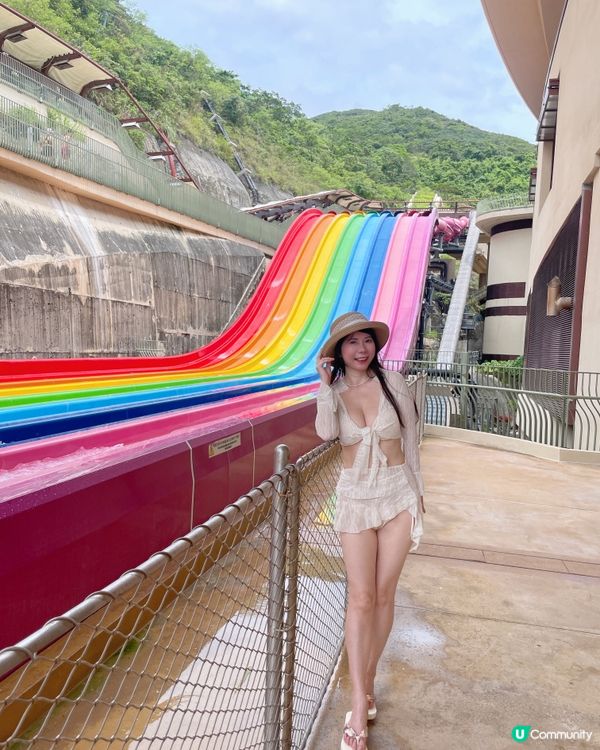 啲雨終於落完🤪見天氣咁好💗拉埋friend去海洋公園水上樂園...