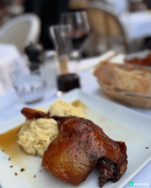 法國正宗油封鴨腿，香濃惹味，入口即化！🦆✨ 慢煮數小時，鴨肉...