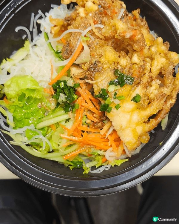 好耐無食越南野，Keeta外賣價🦀炸軟殼蟹撈檬 $80