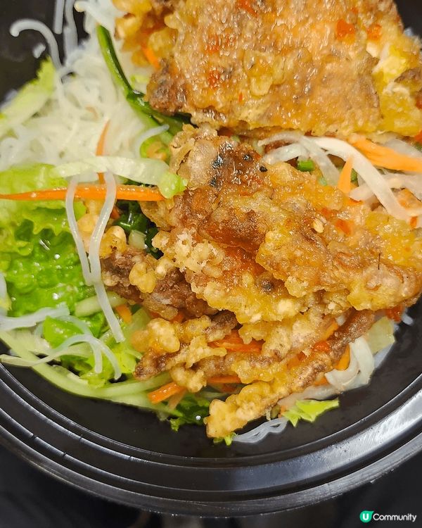 好耐無食越南野，Keeta外賣價🦀炸軟殼蟹撈檬 $80