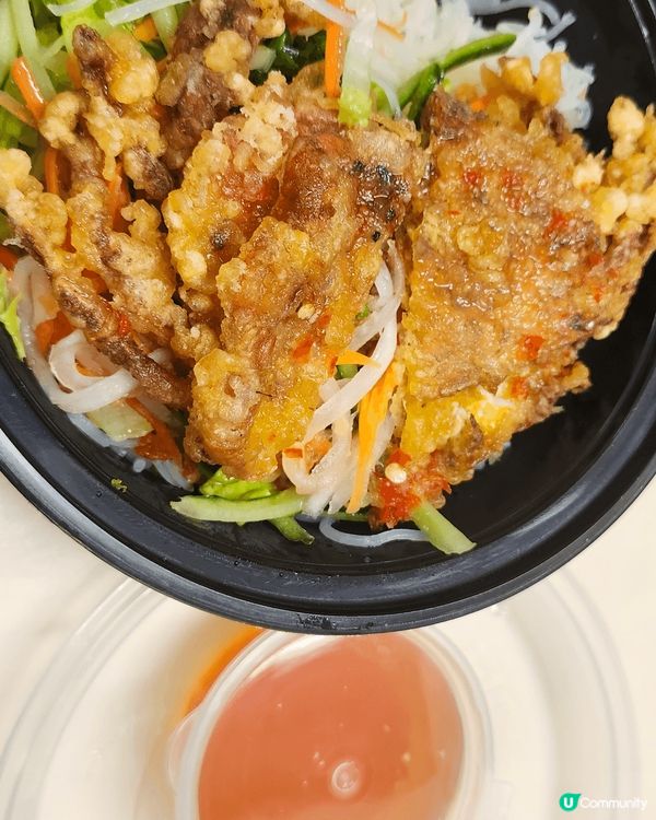 好耐無食越南野，Keeta外賣價🦀炸軟殼蟹撈檬 $80