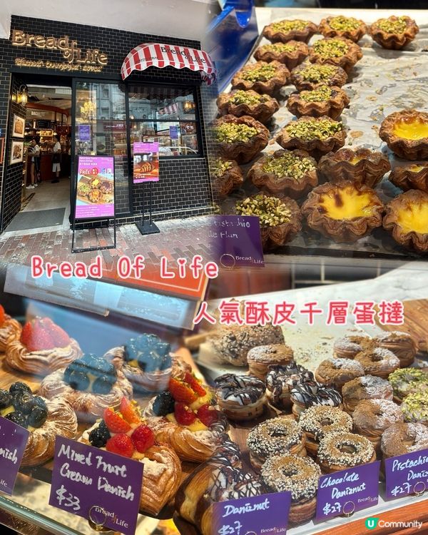 Bread Of Life | 人氣酥皮千層蛋撻