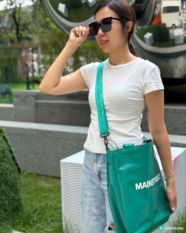 綠色控必入！夏日大容量托特包💚👜 9折優惠！