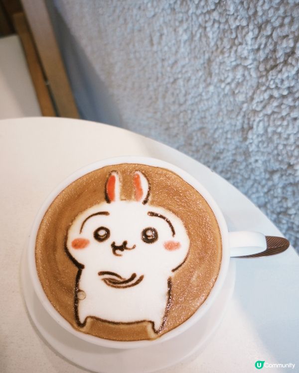 西營盤高質拉花cafe☕️Usagi Latte超吸睛