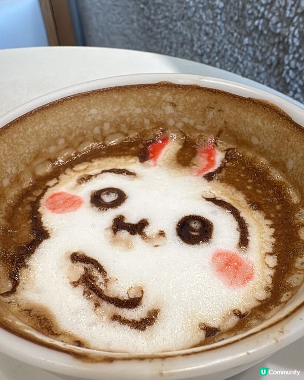 西營盤高質拉花cafe☕️Usagi Latte超吸睛