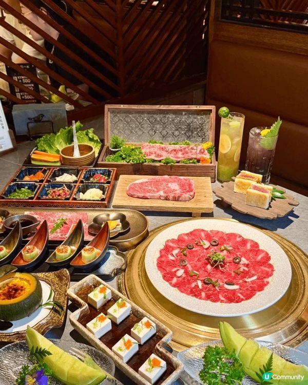 今次去北京食左板前十勝•和牛燒肉專賣店，店內裝潢好日式，環境...