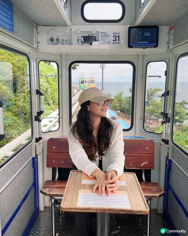 釜山七月🌊！望海放空之旅🤤！ #旅行 #釜山 #一個人旅行