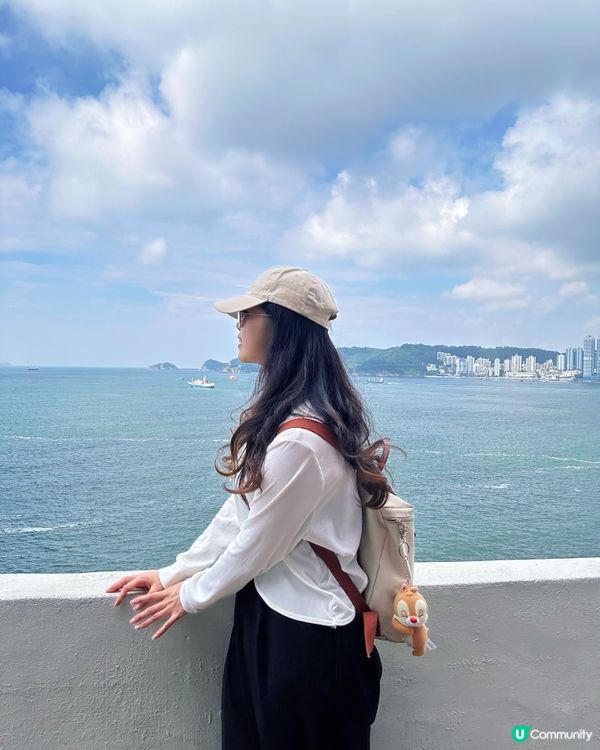 釜山七月🌊！望海放空之旅🤤！ #旅行 #釜山 #一個人旅行