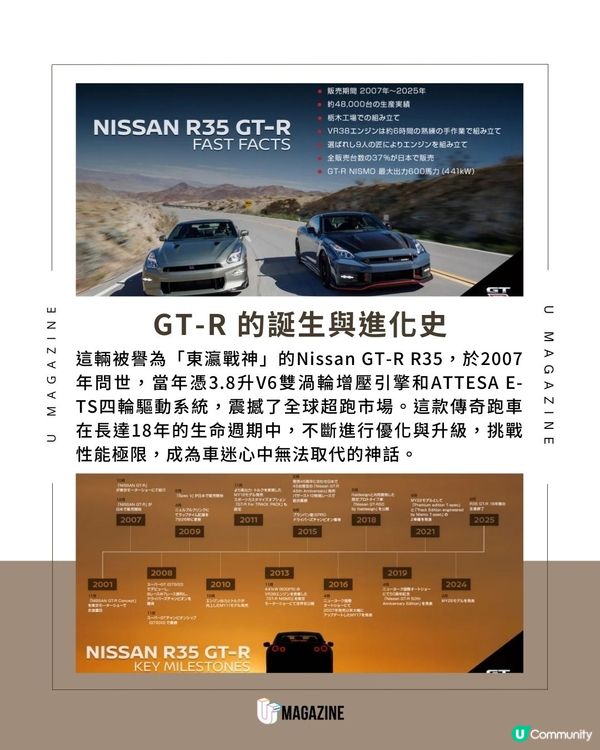 日產GT-R正式停產｜東瀛戰神下線！告別18年傳奇