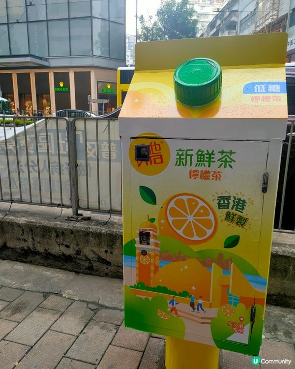 盒裝新鮮檸檬茶打卡點！🍋🍵📸 造型信箱打卡！📮