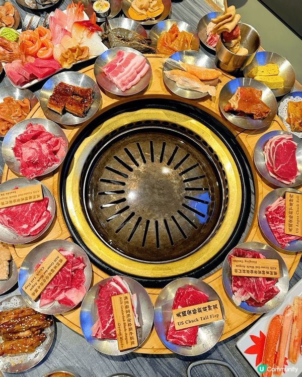 呢間韓燒放題款式多到選擇困難症發作！成枱擺滿肉同飲品，IG ...