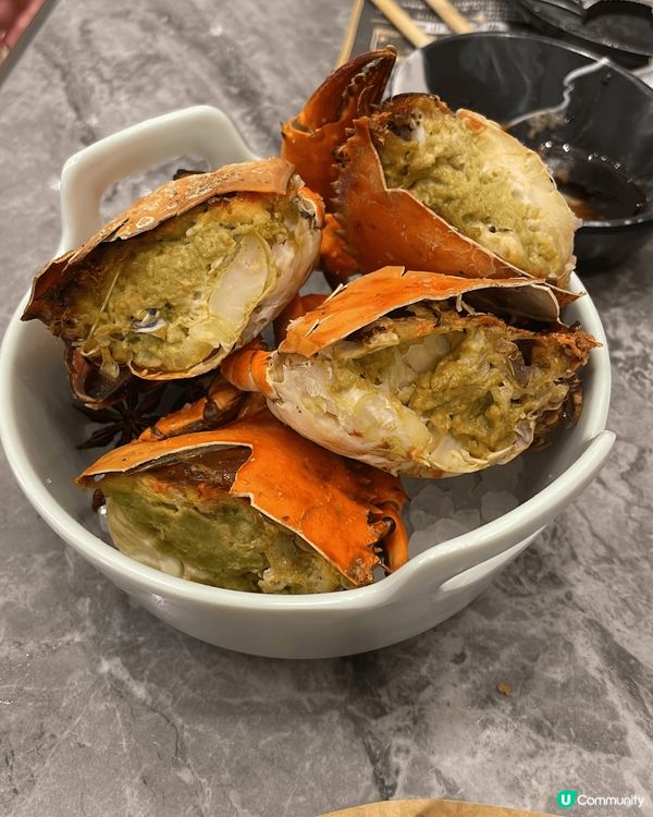 極大瀛喜，非常推介油鹽焗奄仔蟹，蒜蓉粉絲蒸蟶子，龍蝦。油鹽焗...