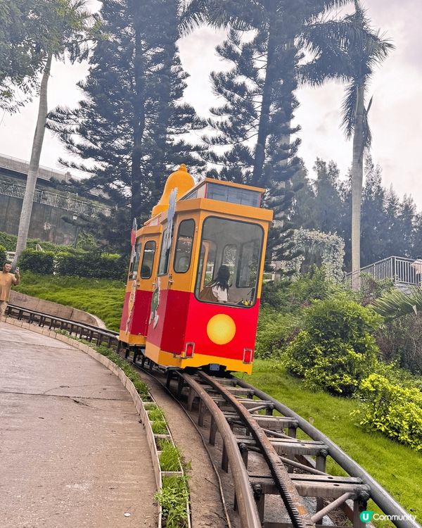 好似嚟到斧山坐小火車🚂🚂🚂快衝呀🤩🤩