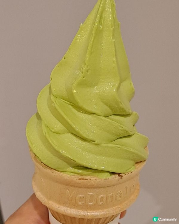 抹茶控必食😋純抹茶新地筒🍵🍦