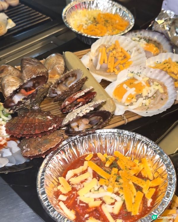 🇰🇷弘大燒貝套餐！爆多料🤤！超滿足！ 