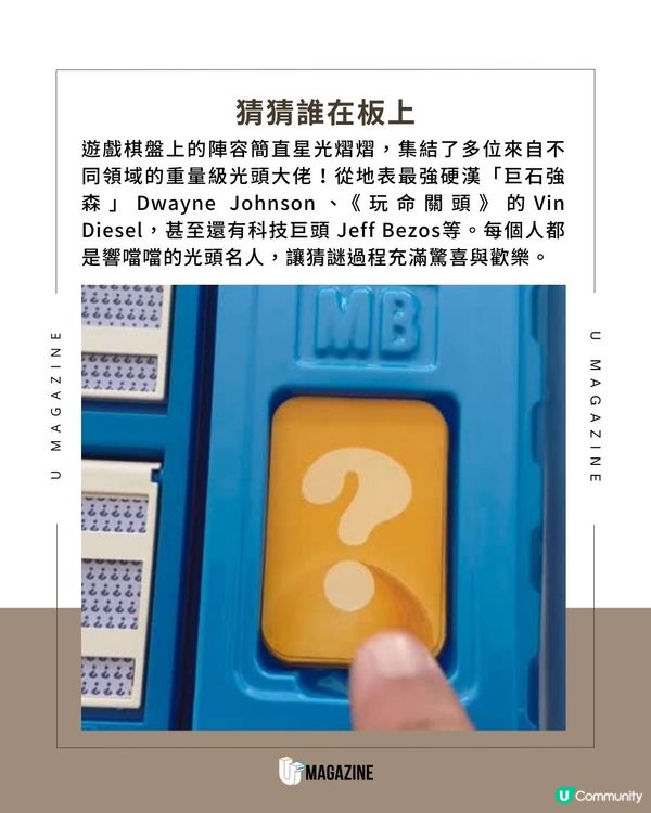 光頭名人版《Guess Who?》告別髮型！這款桌遊專為顏值而戰！