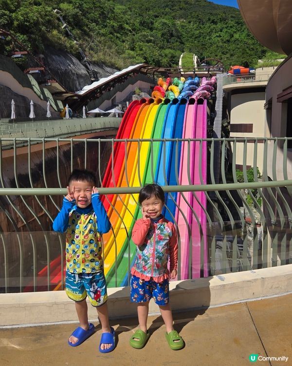 暑假尾聲🌊！水上樂園玩到癲🥳！