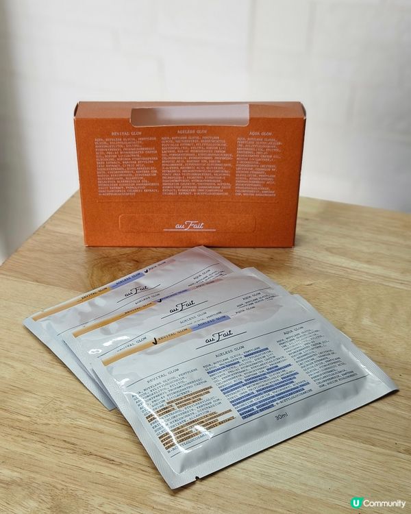 aufait煥新美顏面膜