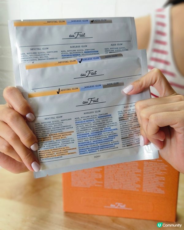 aufait煥新美顏面膜