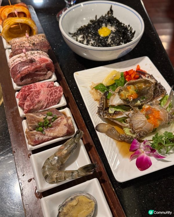 韓雅林🤤！醬油蟹+八色烤肉😋！