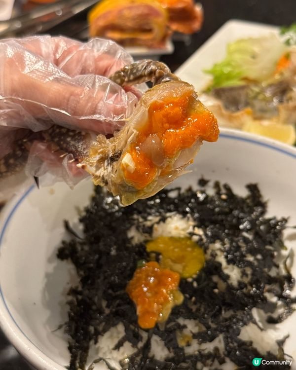 韓雅林🤤！醬油蟹+八色烤肉😋！