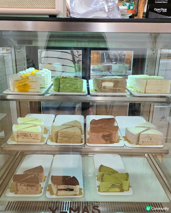 軟滑濃郁抹茶流心千層蛋糕