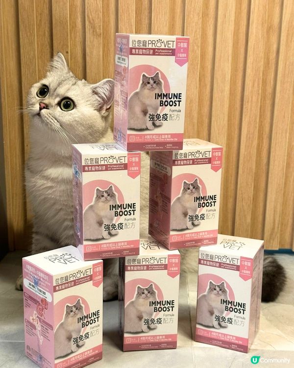【送禮】U Community 社群 送「位您寵」貓貓保健品🎁！