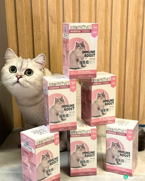 【送禮】U Community 社群 送「位您寵」貓貓保健品🎁！