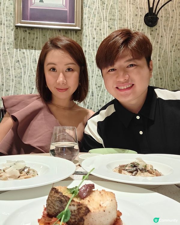 生日飯🤩！老公安排嘅浪漫晚餐🥂，正呀！😋 #二人餐