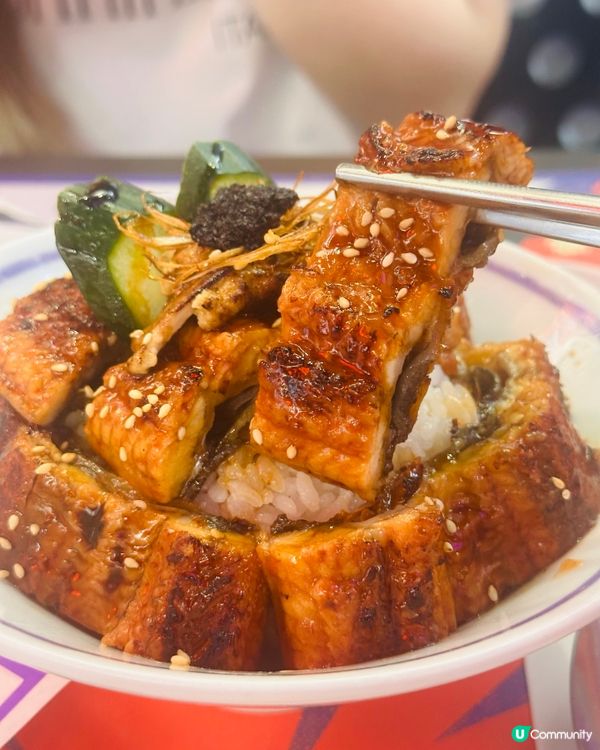 鰻魚丼爆汁！🤤 丼燃食堂超滿足！😋