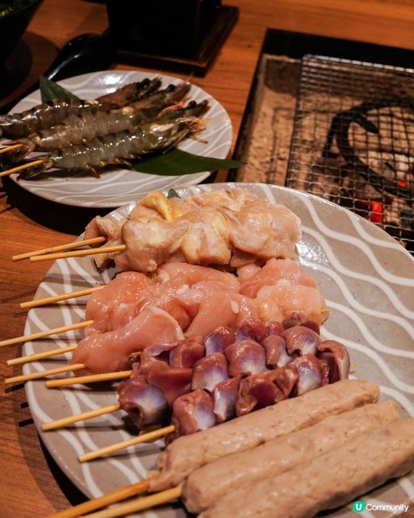 川越美食｜居酒屋的炭火網燒雞料理