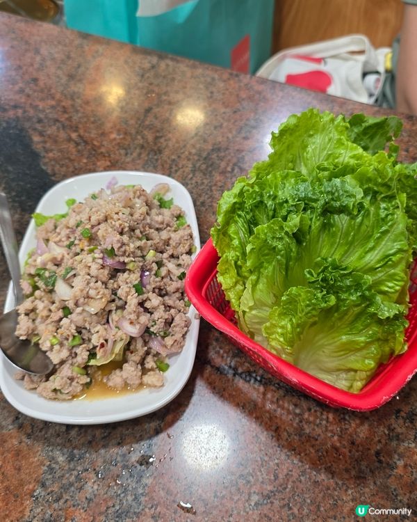 份量驚人味道又夠既泰菜