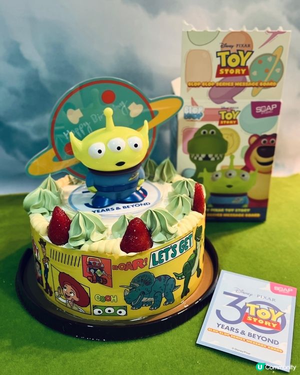 反斗奇兵盲盒蛋糕！三眼仔到手🤩🎂