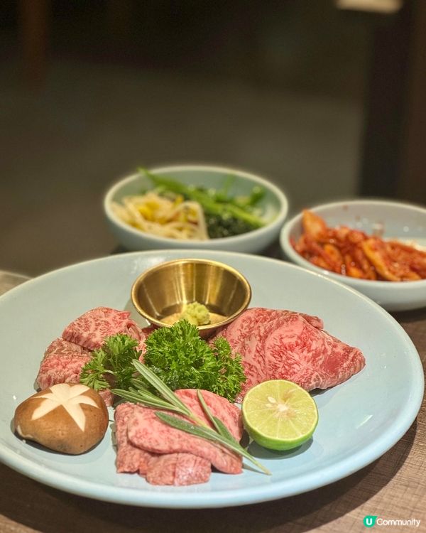 旺角高質人氣燒肉店 蔥燒厚切牛舌+日本和牛肩