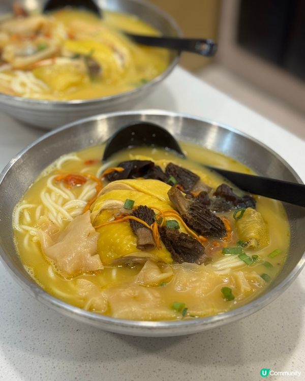 灣仔抵食大碗花膠雞米線🤤！平靚正！