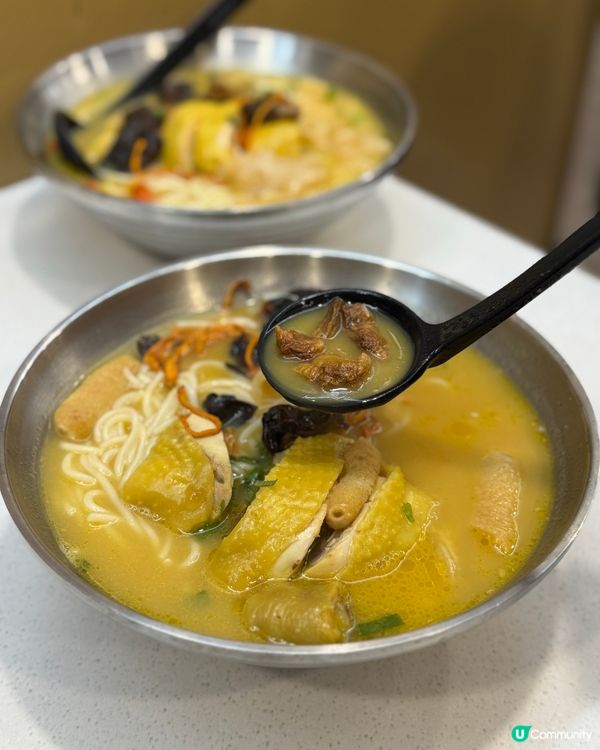 灣仔抵食大碗花膠雞米線🤤！平靚正！