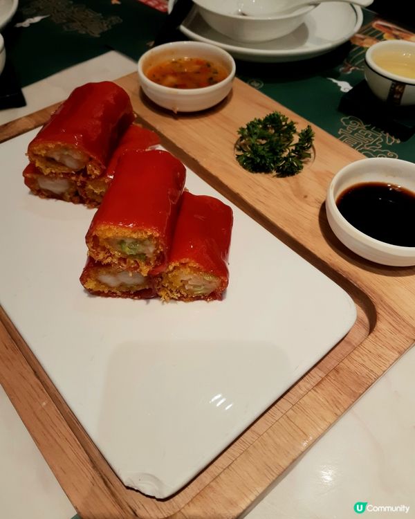 金沙蝦腸粉😋！深圳飲茶！