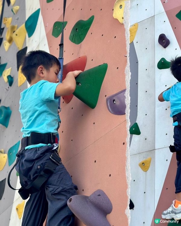 四歲半攀石挑戰！💪🏻 暑假必去！🧗🏻‍♀️