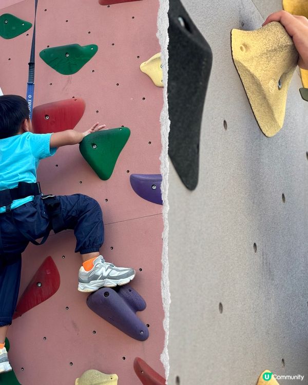 四歲半攀石挑戰！💪🏻 暑假必去！🧗🏻‍♀️