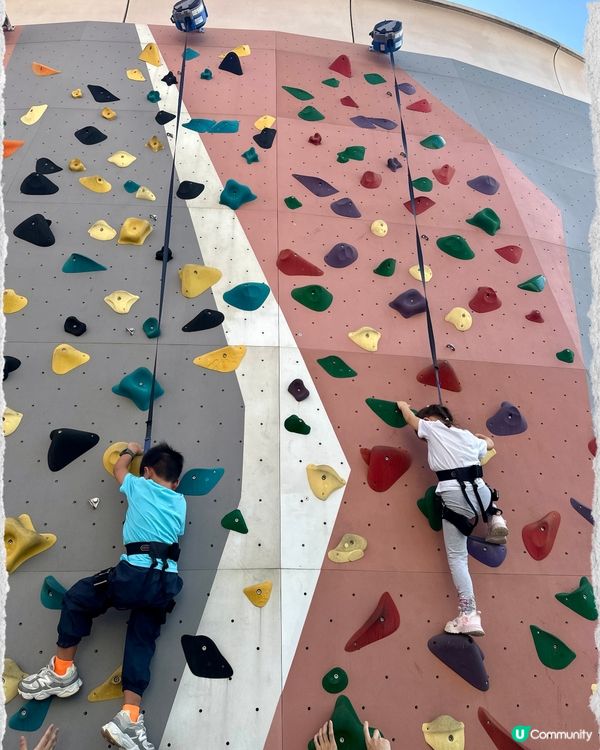 四歲半攀石挑戰！💪🏻 暑假必去！🧗🏻‍♀️