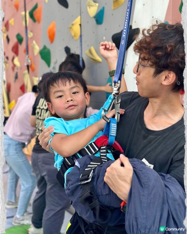 四歲半攀石挑戰！💪🏻 暑假必去！🧗🏻‍♀️