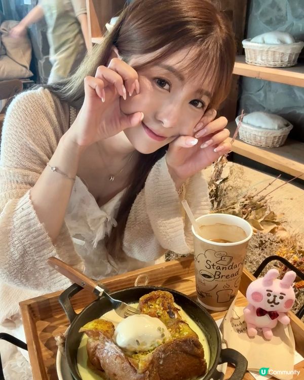 韓國千層麵包🤤！招牌法式吐司🍞好掛住呀！想飛✈️！